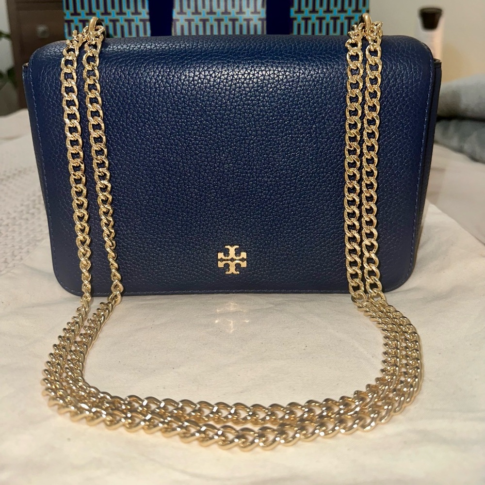 👜✨Tory Burch Navy Crossbody Shoulder Bag 🆓 SHIPPING!